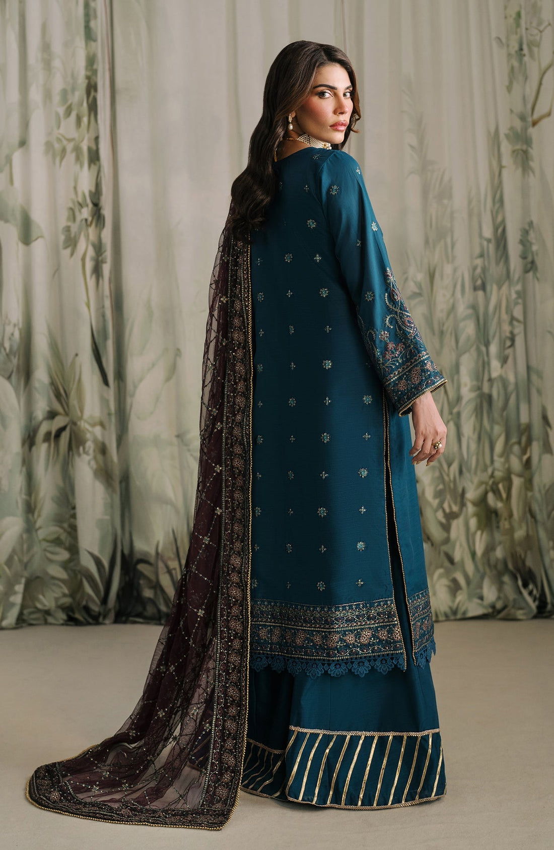 Zarif | Raw Silk | ZRF-RW-03 REENA - Official Zarif stockist in UK - Sakeena London
