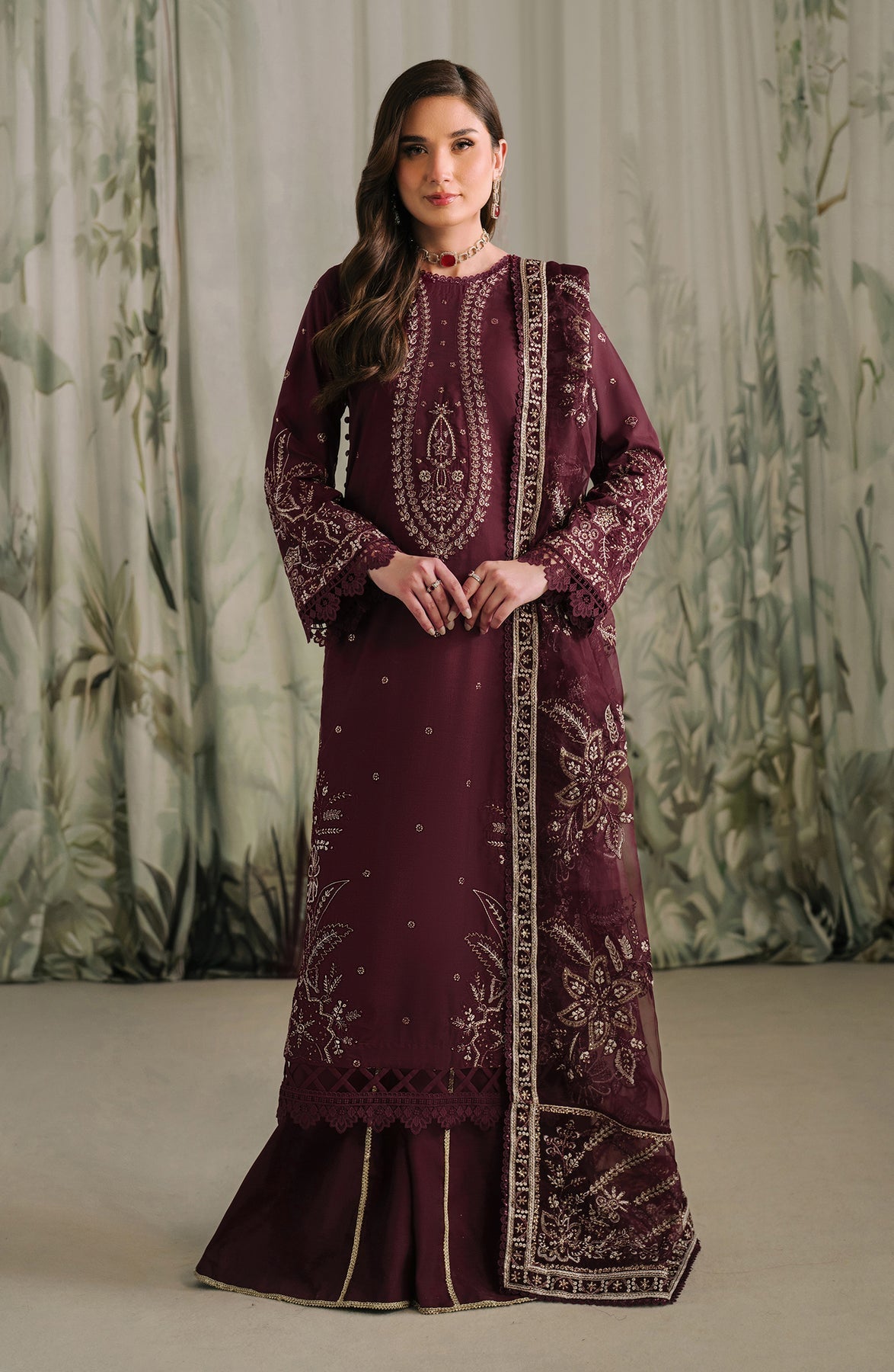 Zarif | Raw Silk | ZRF-RW-04 LIANA - Official Zarif stockist in UK - Sakeena London