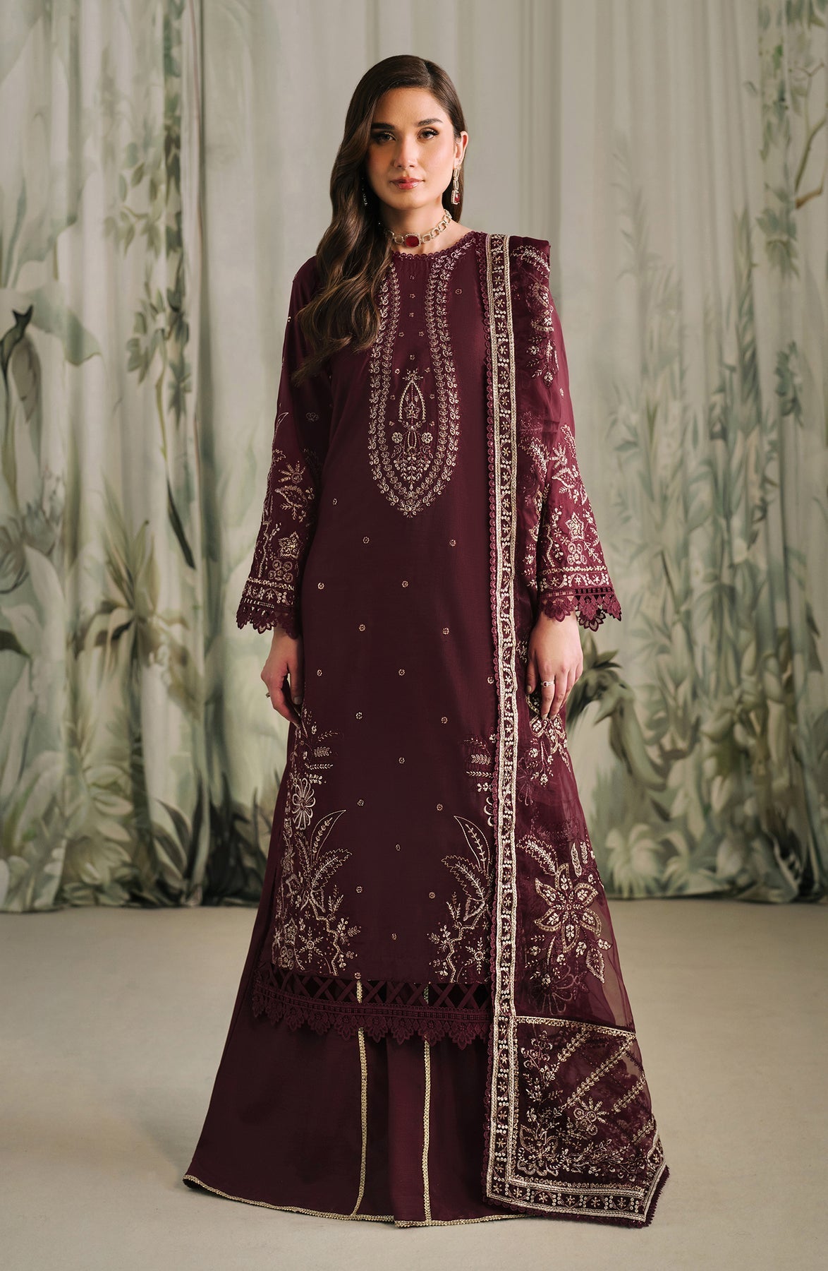 Zarif | Raw Silk | ZRF-RW-04 LIANA - Official Zarif stockist in UK - Sakeena London