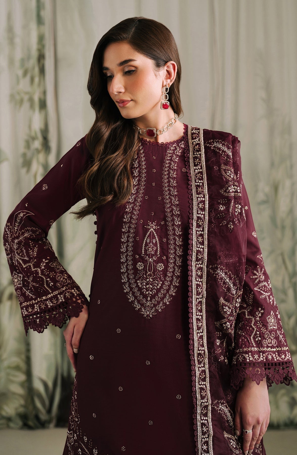 Zarif | Raw Silk | ZRF-RW-04 LIANA - Official Zarif stockist in UK - Sakeena London