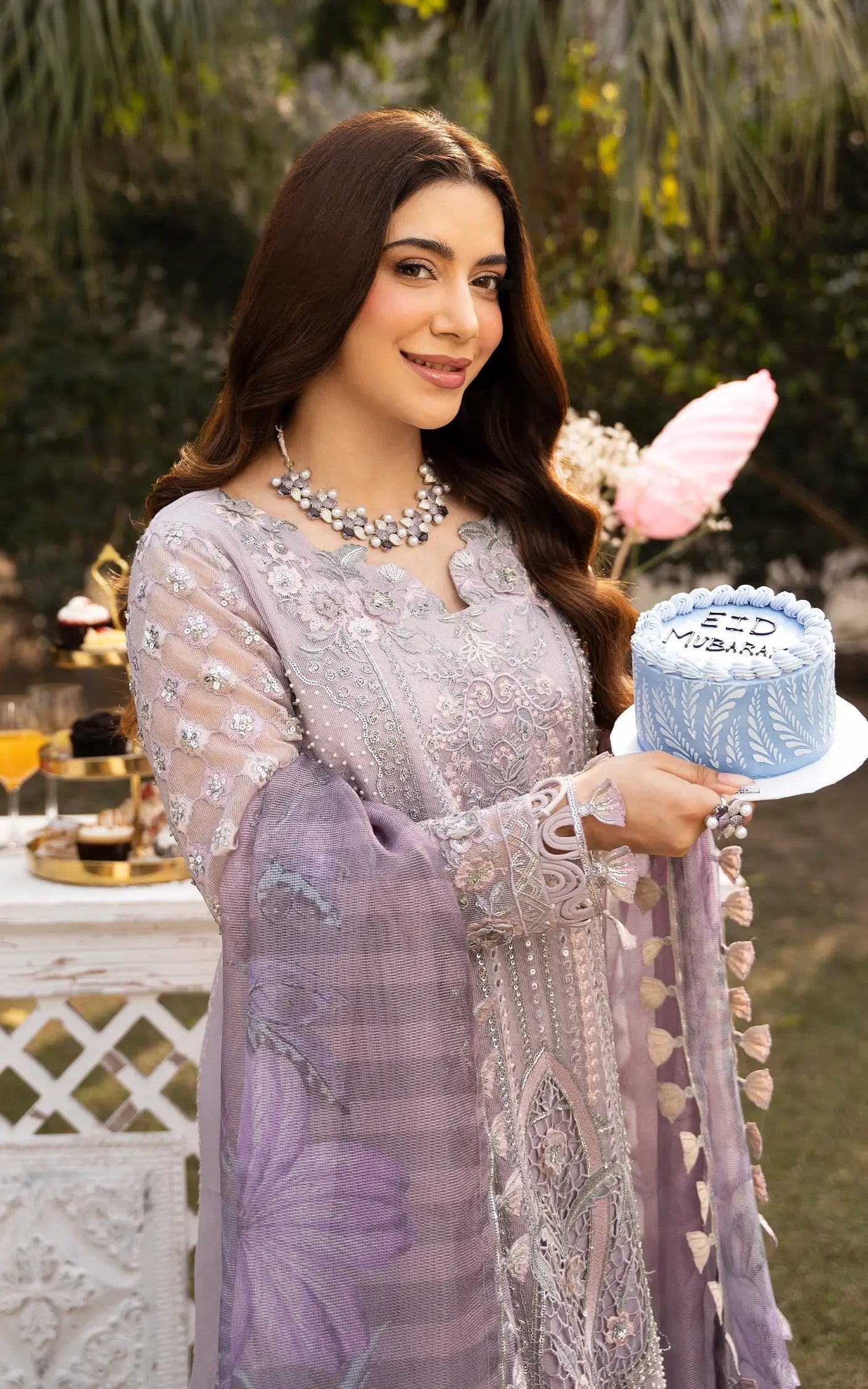 Asifa and Nabeel | Sunehri Eid 25 | Zarlish-(SEF25-02) - Official Asifa and Nabeel stockist in UK - Sakeena London