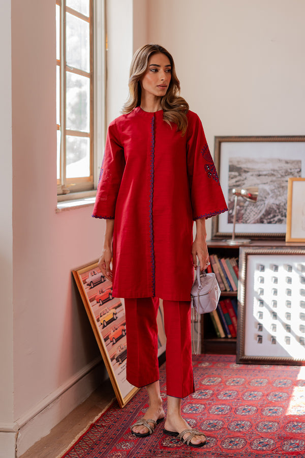 Sahar | Pret Essentials Winter 25 | Scarlet Flame - Official Sahar stockist in UK - Sakeena London