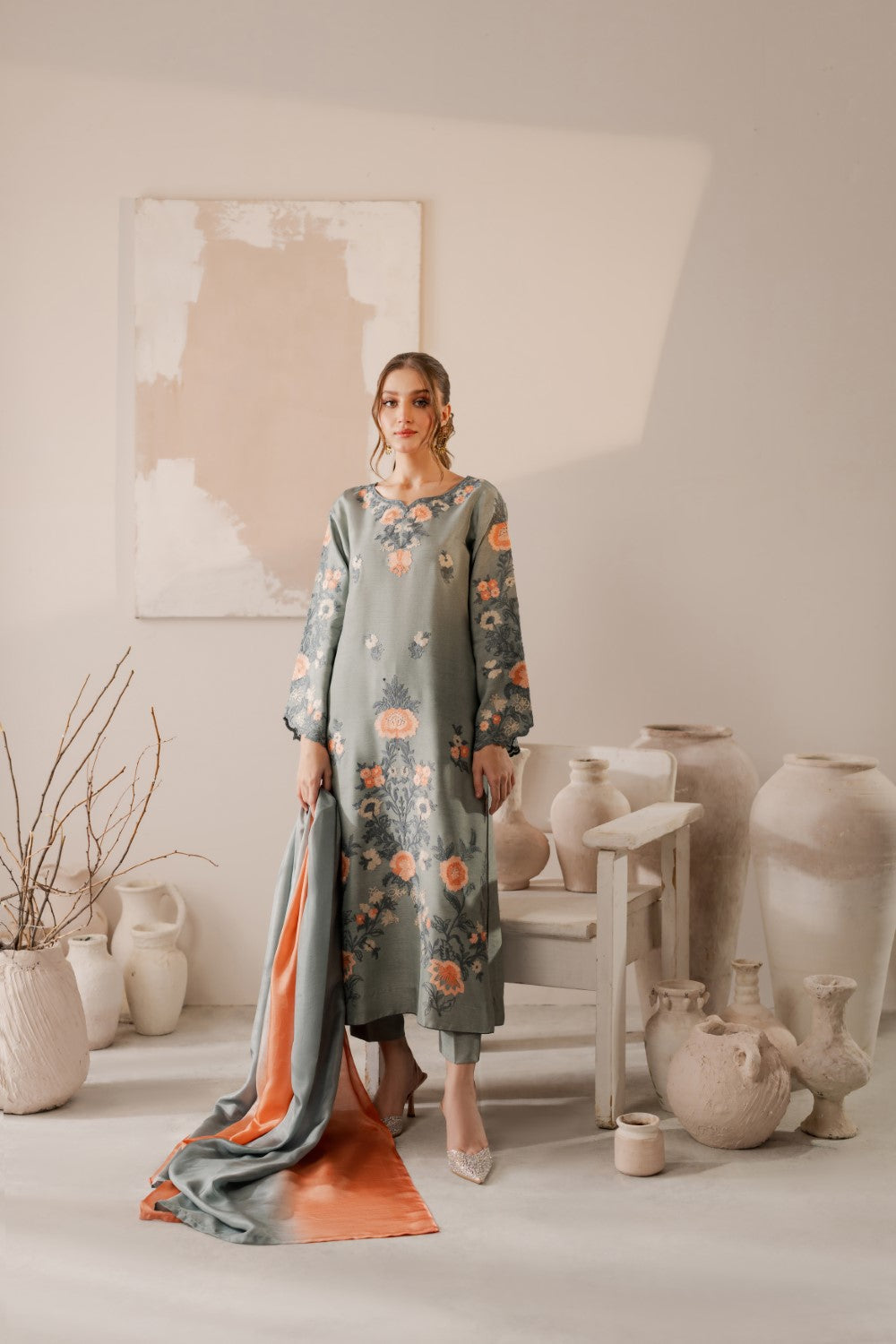 Vintage | Raqsam Winter Drop | Minali - Official Vintage stockist in UK - Sakeena London