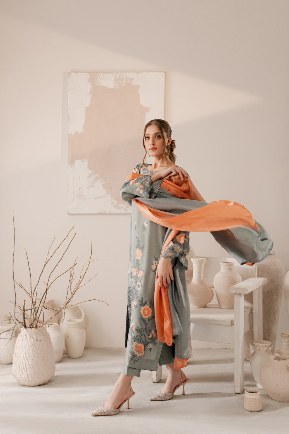 Vintage | Raqsam Winter Drop | Minali - Official Vintage stockist in UK - Sakeena London