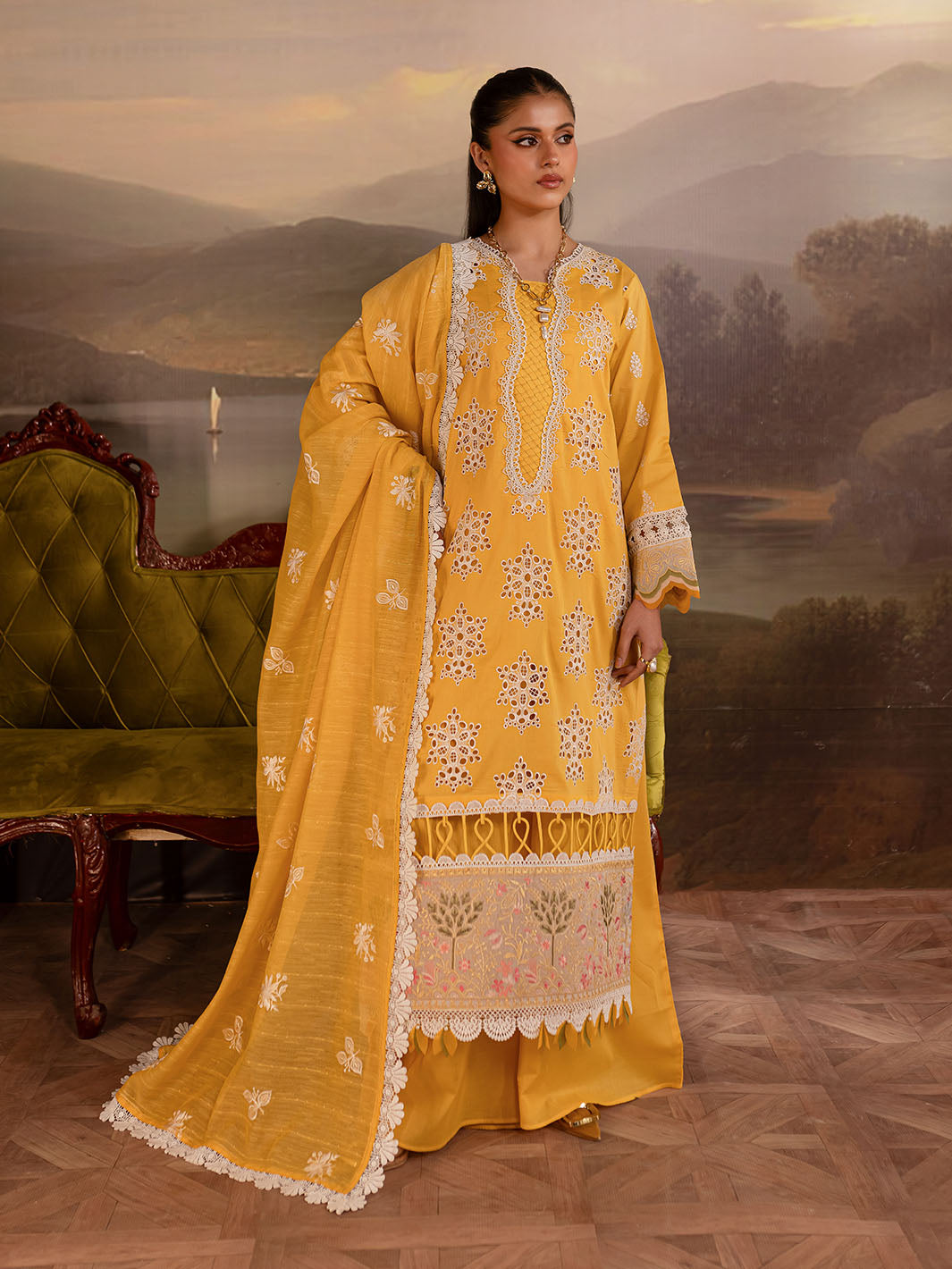 Mahnur | Twilight Luxury Lawn 25 | ZENIA - Official Mahnur stockist in UK - Sakeena London