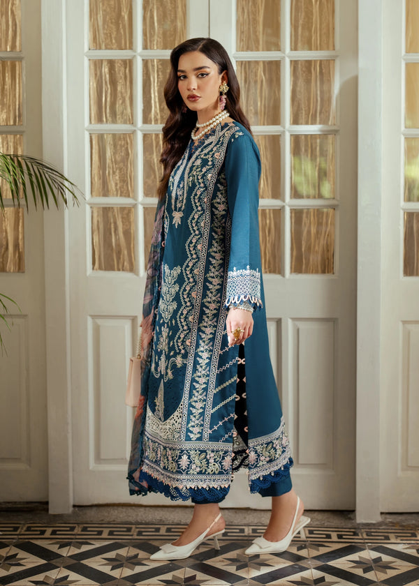 Aabyaan | Miraal Signature Embroidered Viscose | RUYA (AV-06) - Official Aabyaan stockist in UK - Sakeena London