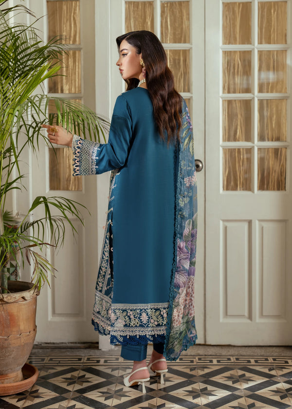 Aabyaan | Miraal Signature Embroidered Viscose | RUYA (AV-06) - Official Aabyaan stockist in UK - Sakeena London