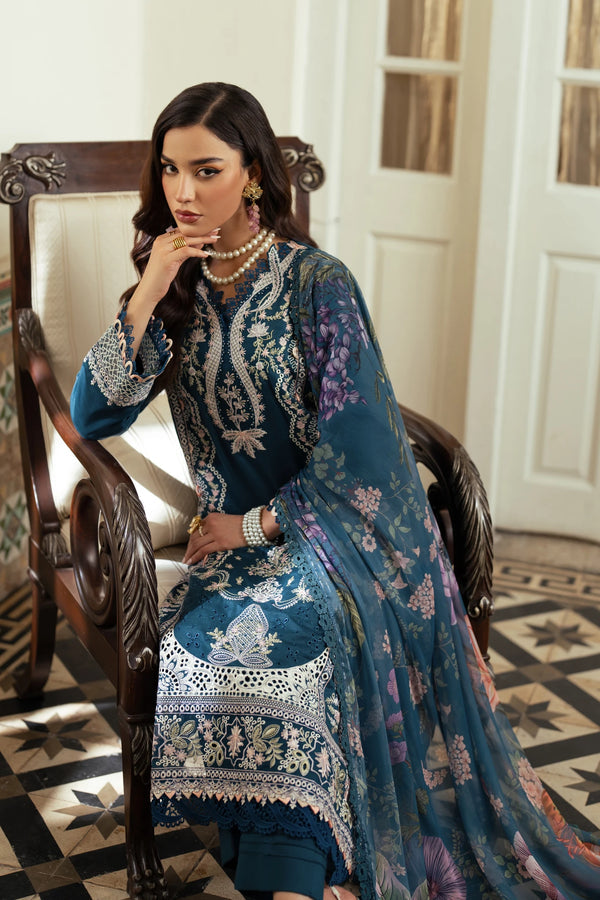 Aabyaan | Miraal Signature Embroidered Viscose | RUYA (AV-06) - Official Aabyaan stockist in UK - Sakeena London