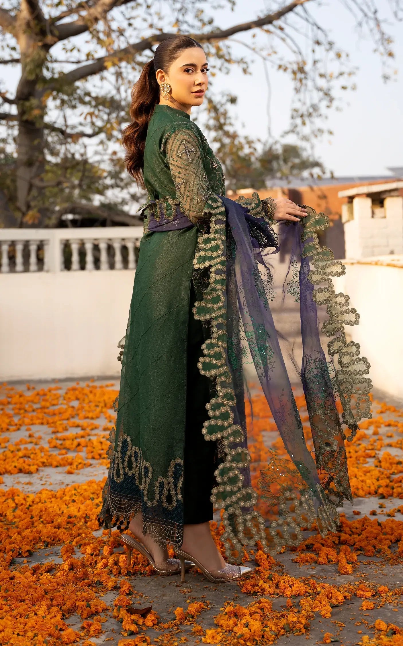Asifa and Nabeel | Sunehri Eid 25 | Zohra-(SEF25-04) - Official Asifa and Nabeel stockist in UK - Sakeena London