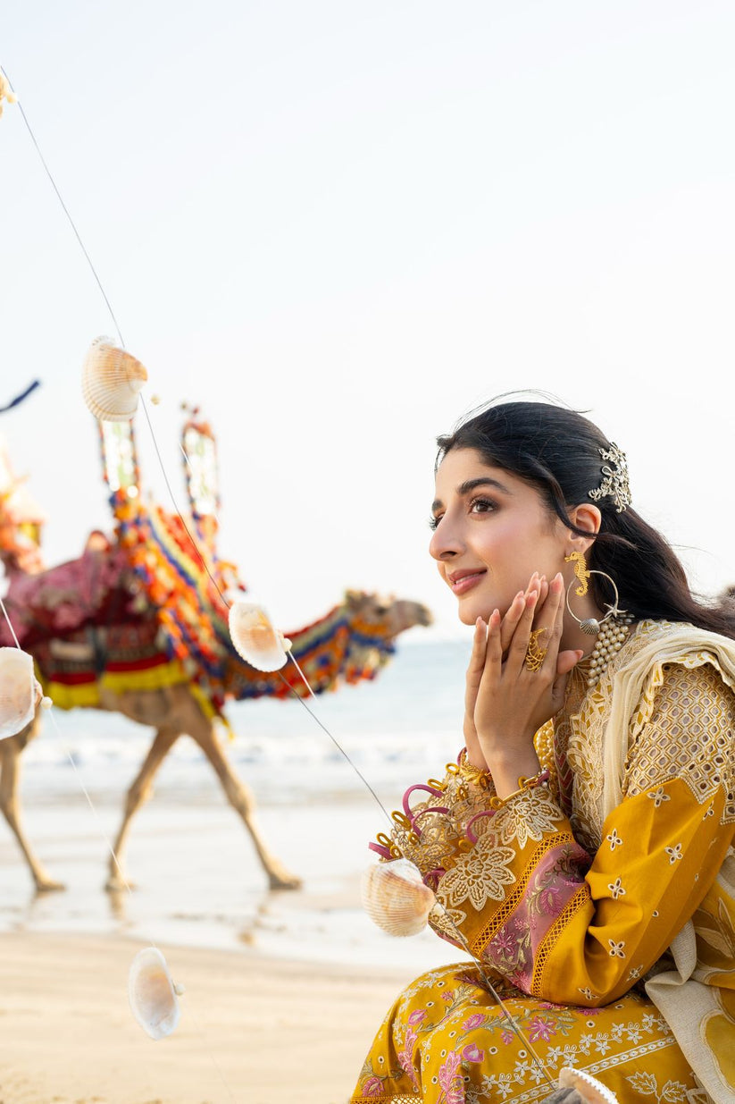 Aabyaan | Saagar Luxury Lawn 25 | ZIYANA (AS-05) - Official Aabyaan stockist in UK - Sakeena London