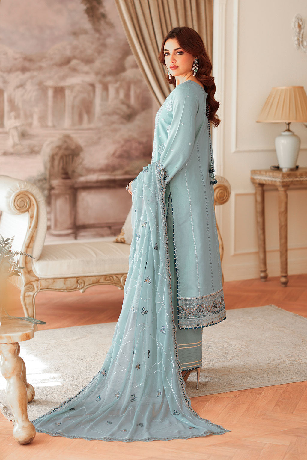 Ramsha | Aangan Luxury Raw silk | AA-204 - Official Ramsha stockist in UK - Sakeena London
