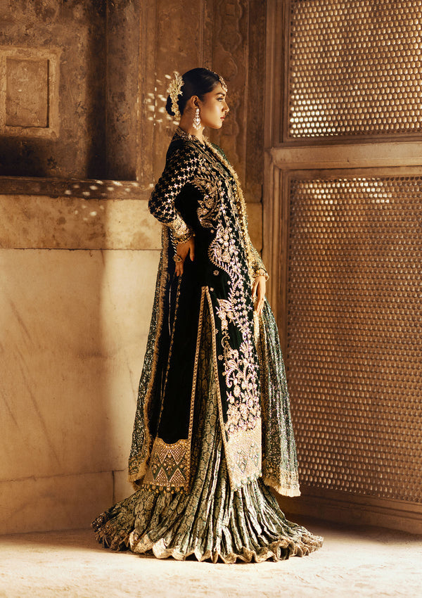 Aik Atelier | Dastoor Velvet 24 | DASTOOR - LOOK 02 - Official Aik Atelier stockist in UK - Sakeena London