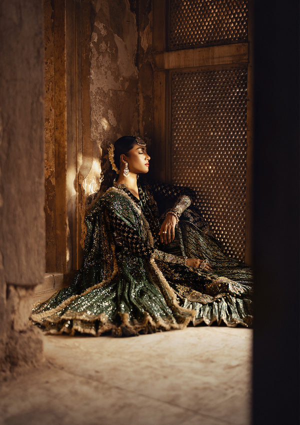 Aik Atelier | Dastoor Velvet 24 | DASTOOR - LOOK 02 - Official Aik Atelier stockist in UK - Sakeena London