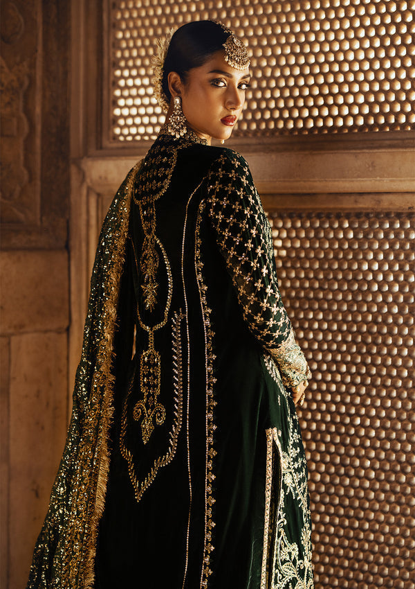 Aik Atelier | Dastoor Velvet 24 | DASTOOR - LOOK 02 - Official Aik Atelier stockist in UK - Sakeena London