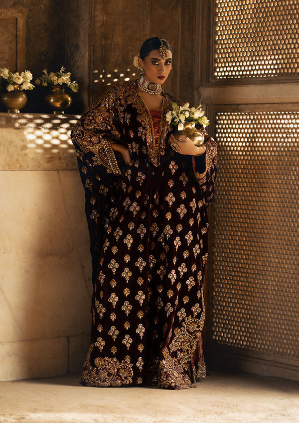Aik Atelier | Dastoor Velvet 24 | DASTOOR - LOOK 03 - Official Aik Atelier stockist in UK - Sakeena London