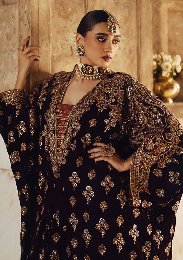 Aik Atelier | Dastoor Velvet 24 | DASTOOR - LOOK 03 - Official Aik Atelier stockist in UK - Sakeena London