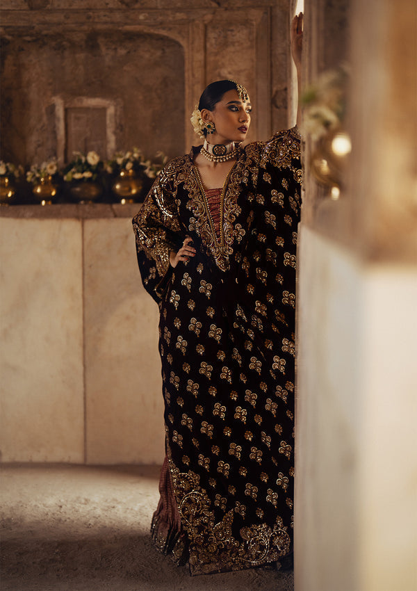 Aik Atelier | Dastoor Velvet 24 | DASTOOR - LOOK 03 - Official Aik Atelier stockist in UK - Sakeena London