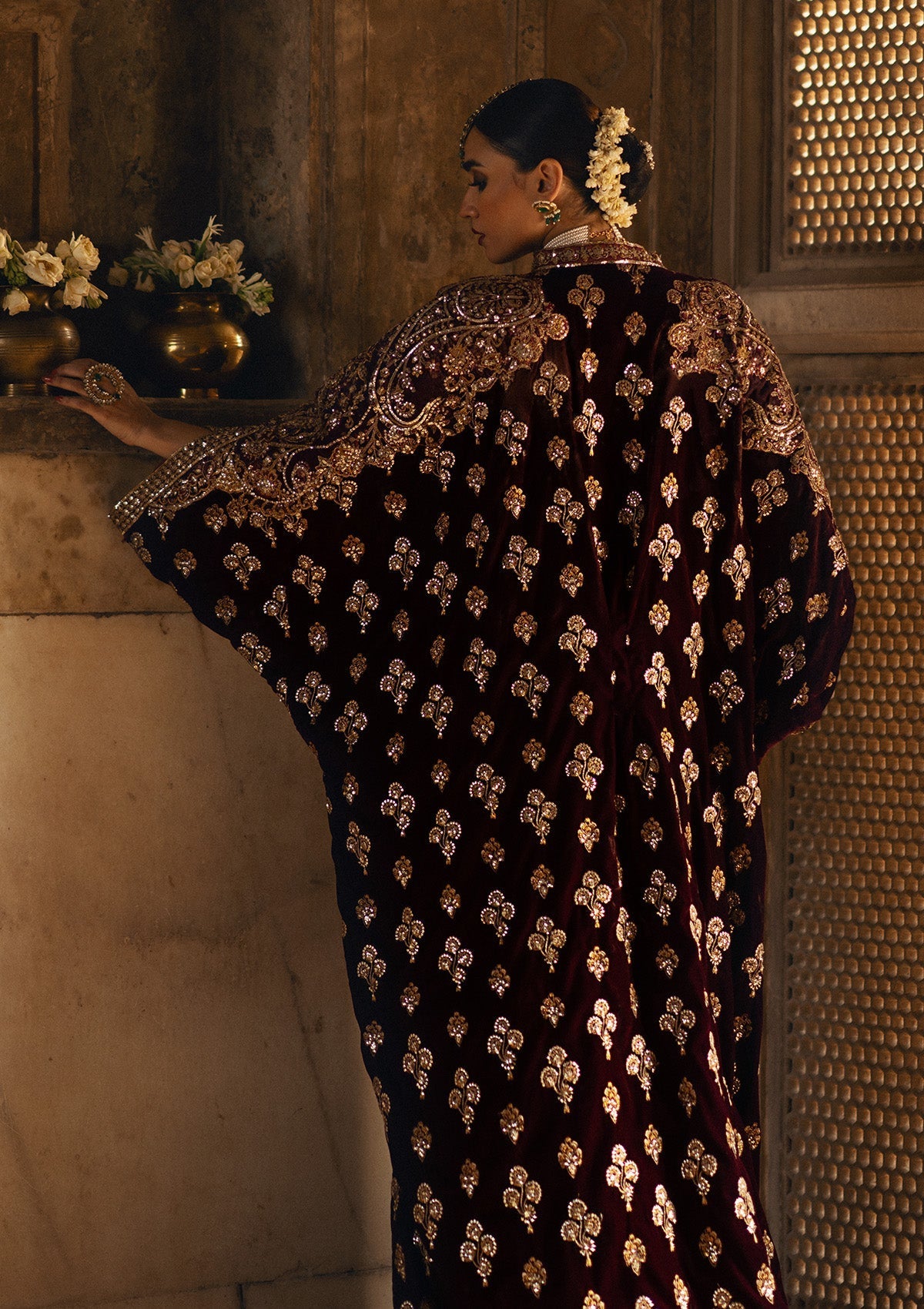 Aik Atelier | Dastoor Velvet 24 | DASTOOR - LOOK 03 - Official Aik Atelier stockist in UK - Sakeena London