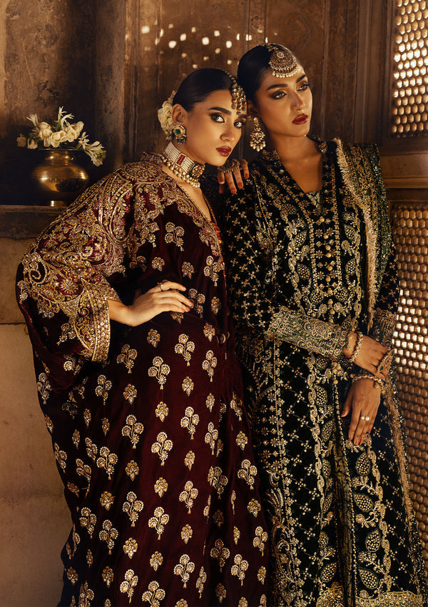 Aik Atelier | Dastoor Velvet 24 | DASTOOR - LOOK 03 - Official Aik Atelier stockist in UK - Sakeena London