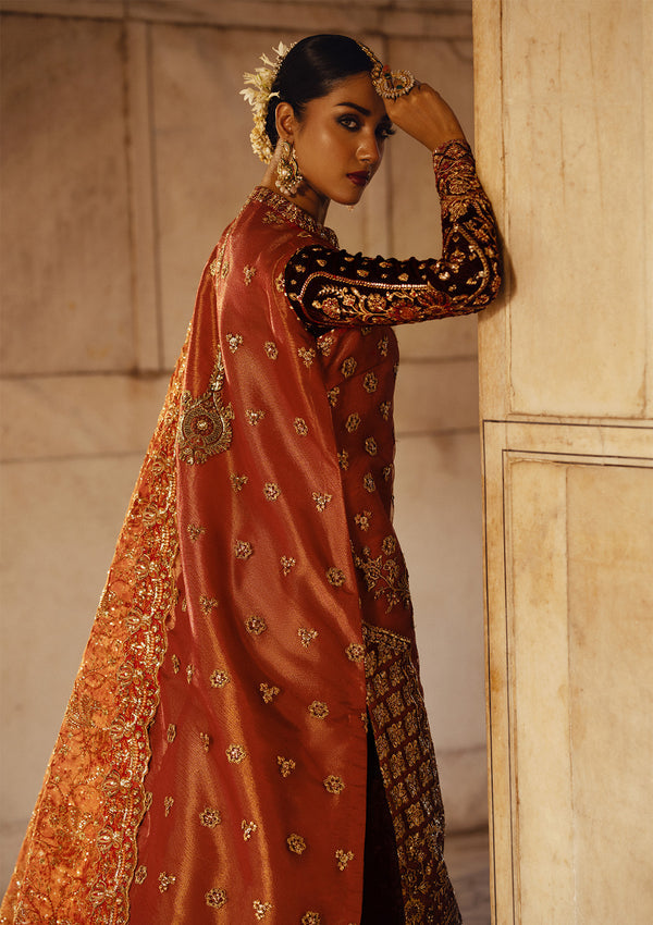 Aik Atelier | Dastoor Velvet 24 | DASTOOR - LOOK 06 - Official Aik Atelier stockist in UK - Sakeena London