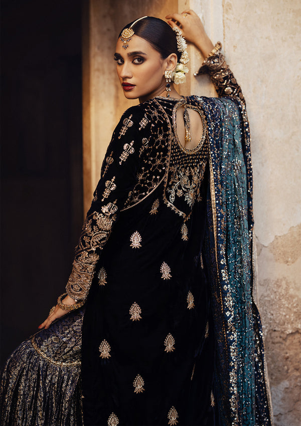 Aik Atelier | Dastoor Velvet 24 | DASTOOR - LOOK 07 - Official Aik Atelier stockist in UK - Sakeena London