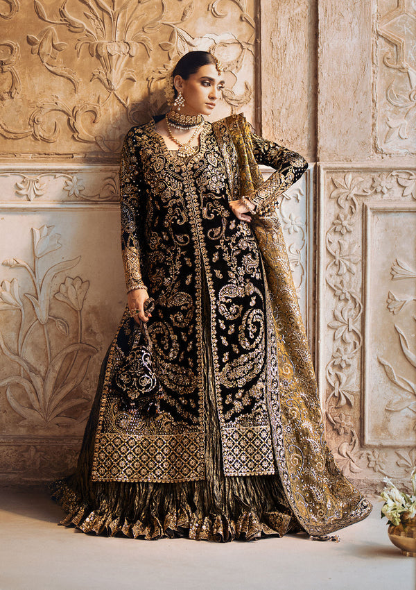 Aik Atelier | Dastoor Velvet 24 | DASTOOR - LOOK 08 - Official Aik Atelier stockist in UK - Sakeena London