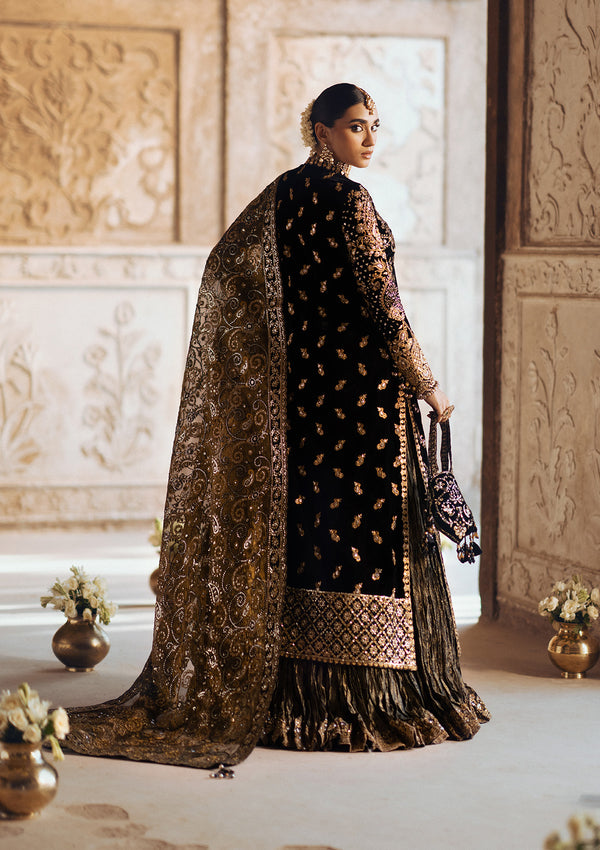 Aik Atelier | Dastoor Velvet 24 | DASTOOR - LOOK 08 - Official Aik Atelier stockist in UK - Sakeena London