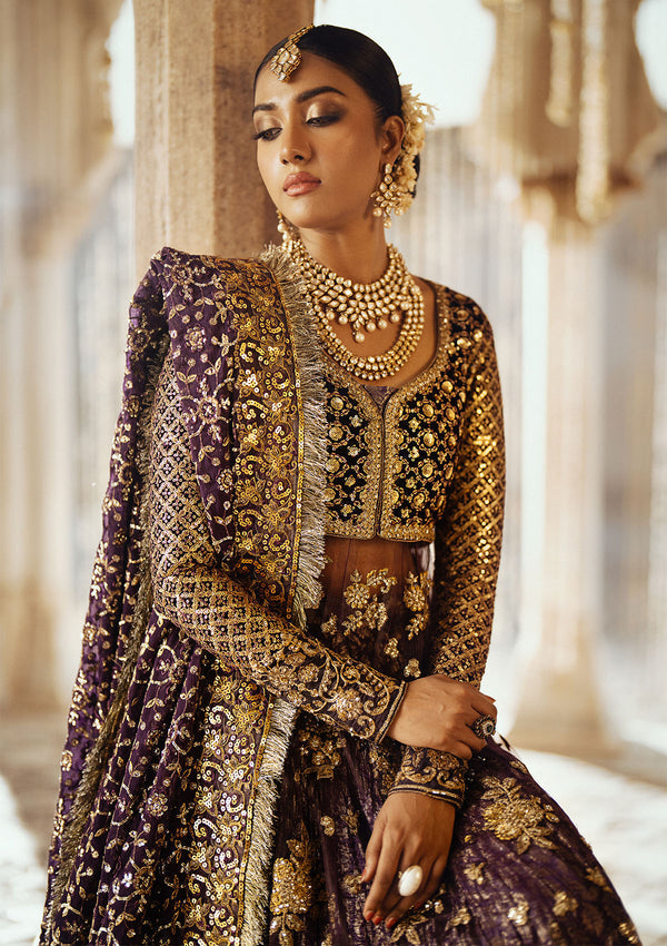 Aik Atelier | Dastoor Velvet 24 | DASTOOR - LOOK 10 - Official Aik Atelier stockist in UK - Sakeena London