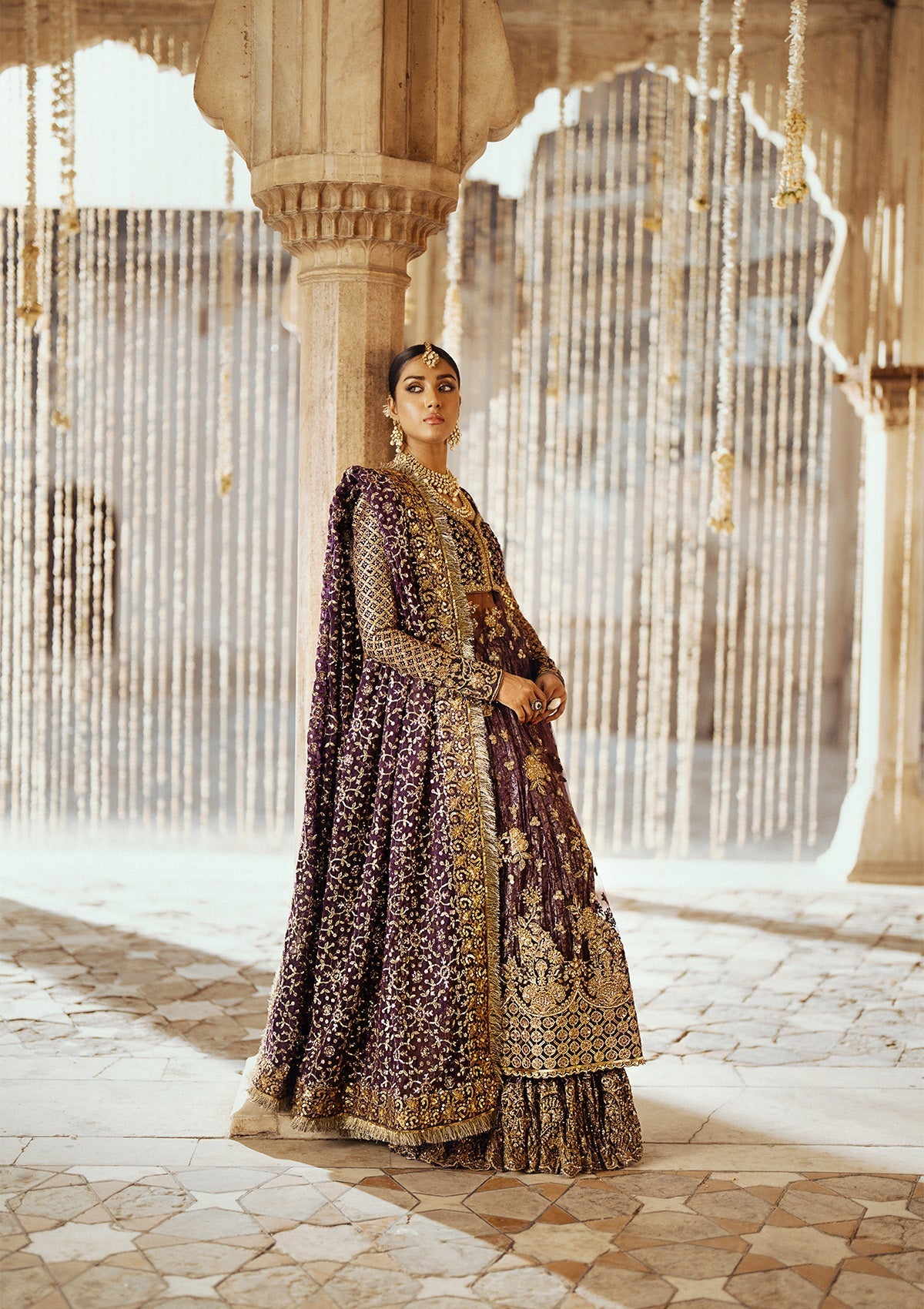 Aik Atelier | Dastoor Velvet 24 | DASTOOR - LOOK 10 - Official Aik Atelier stockist in UK - Sakeena London