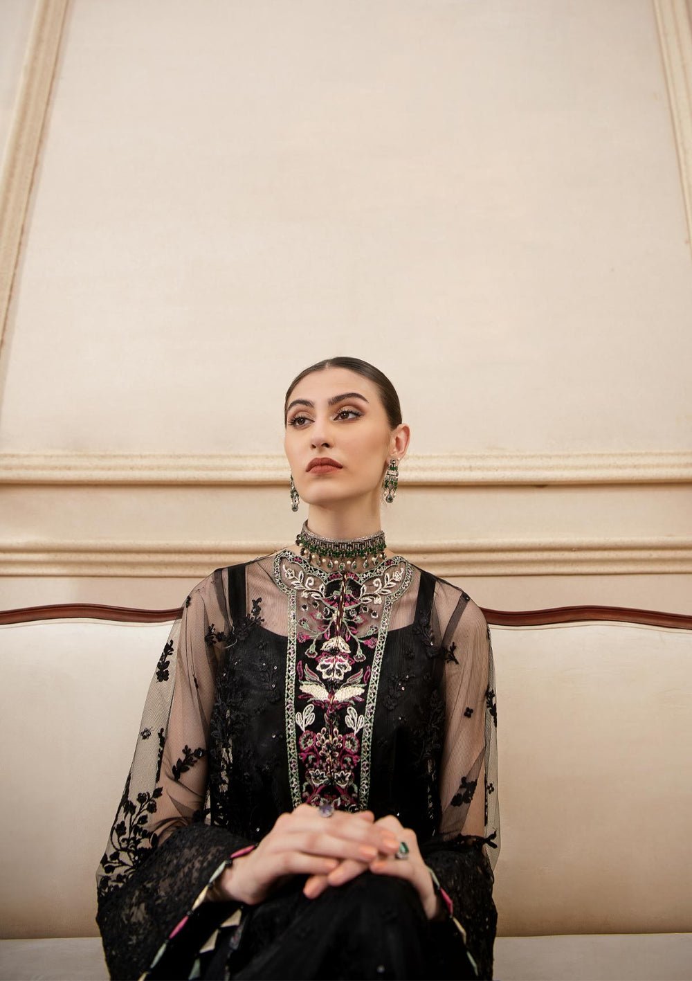 Aik Atelier | Formals Collection | LUMIERE - LOOK 02 - Official Aik Atelier stockist in UK - Sakeena London