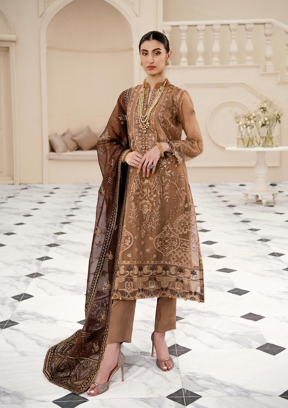 Aik Atelier | Formals Collection | LUMIERE - LOOK 04 - Official Aik Atelier stockist in UK - Sakeena London
