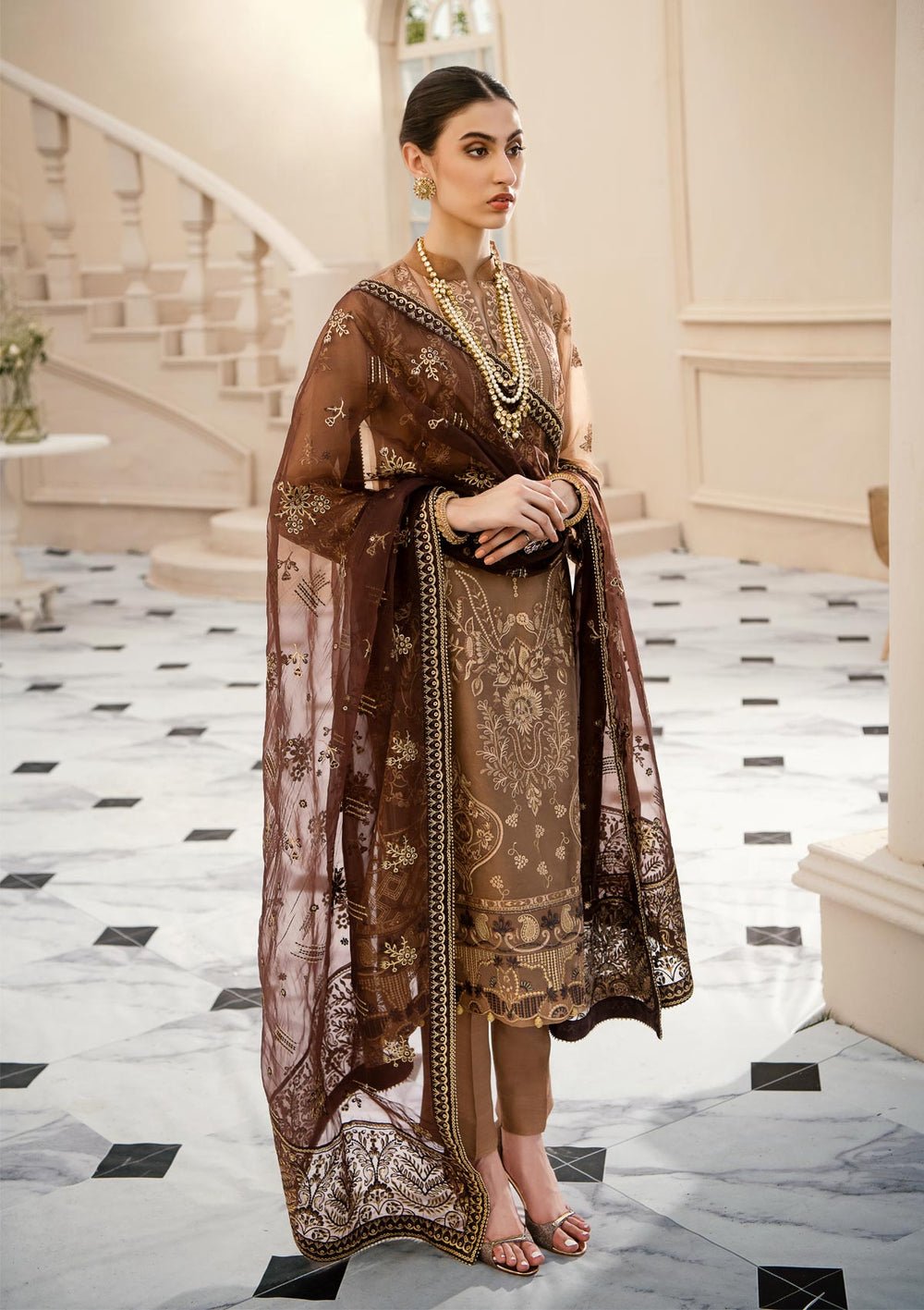Aik Atelier | Formals Collection | LUMIERE - LOOK 04 - Official Aik Atelier stockist in UK - Sakeena London