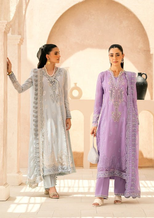 Aik Atelier | Lawn 24 | LOOK 04 A - Official Aik Atelier stockist in UK - Sakeena London