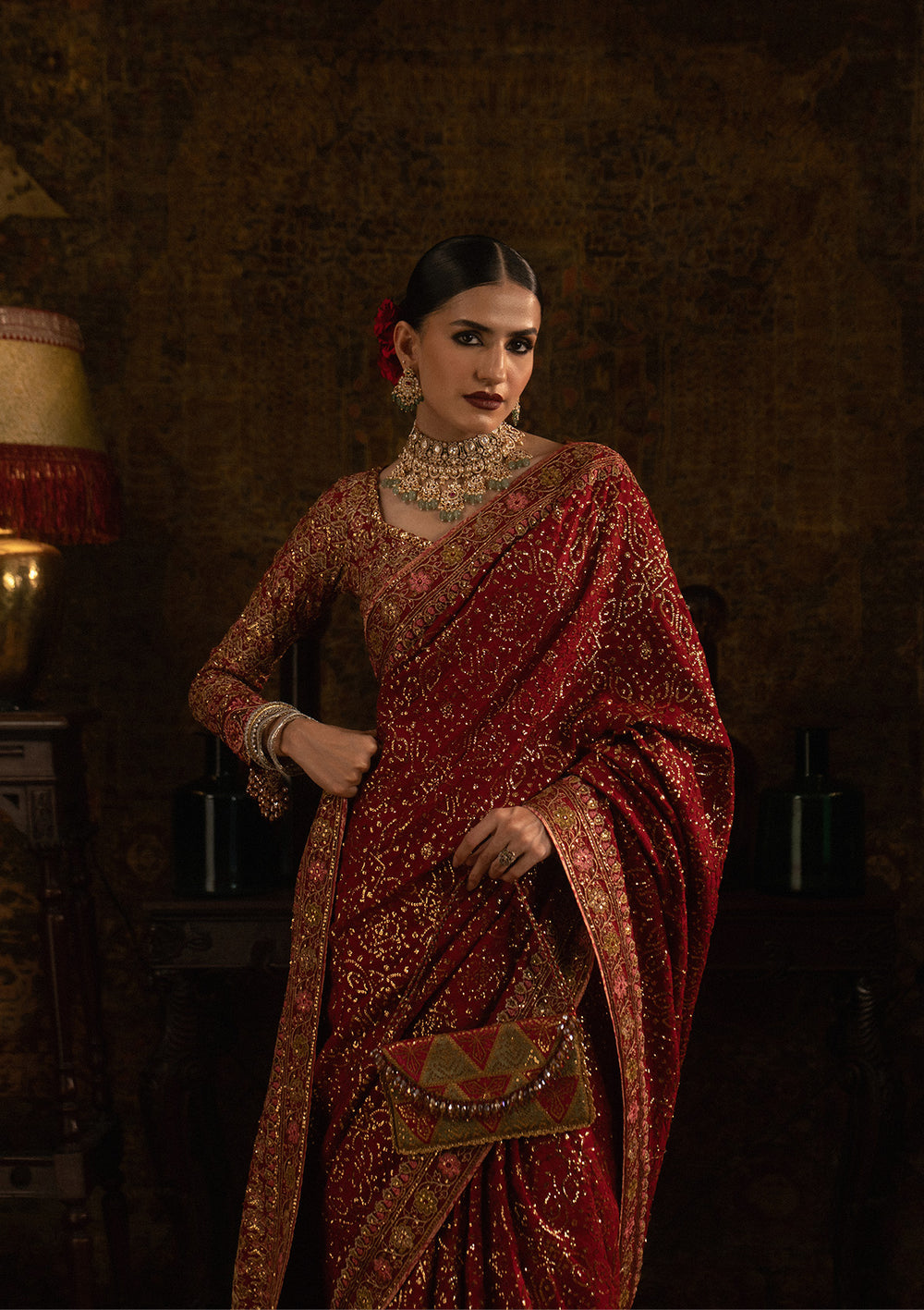 Aik Atelier | Sari Edit 25 | LOOK 01 - Official Aik Atelier stockist in UK - Sakeena London