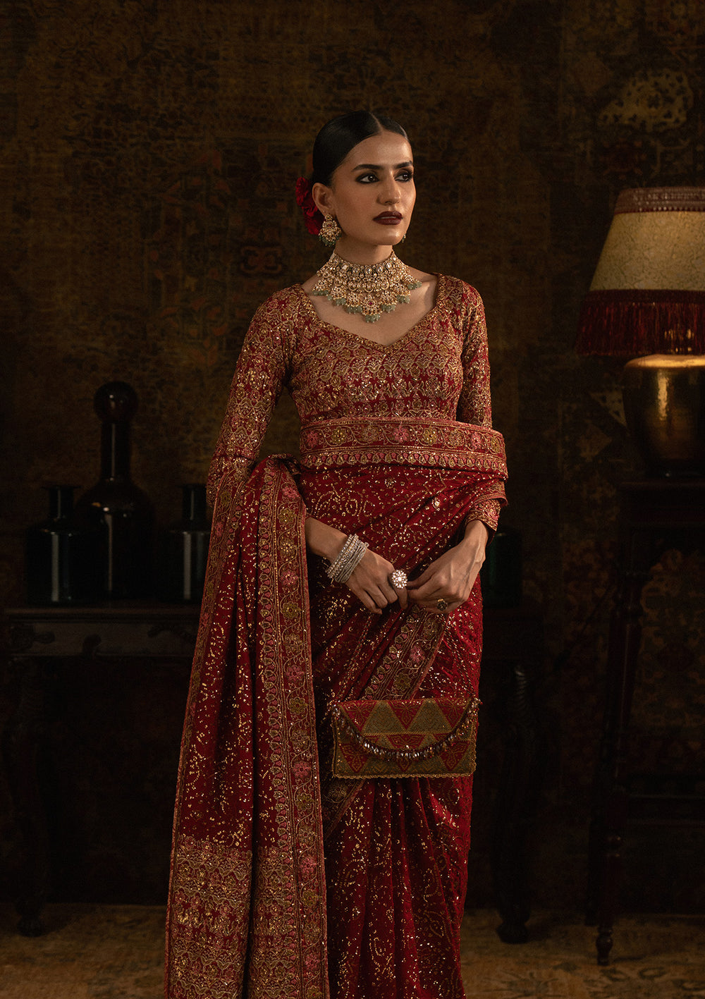 Aik Atelier | Sari Edit 25 | LOOK 01 - Official Aik Atelier stockist in UK - Sakeena London