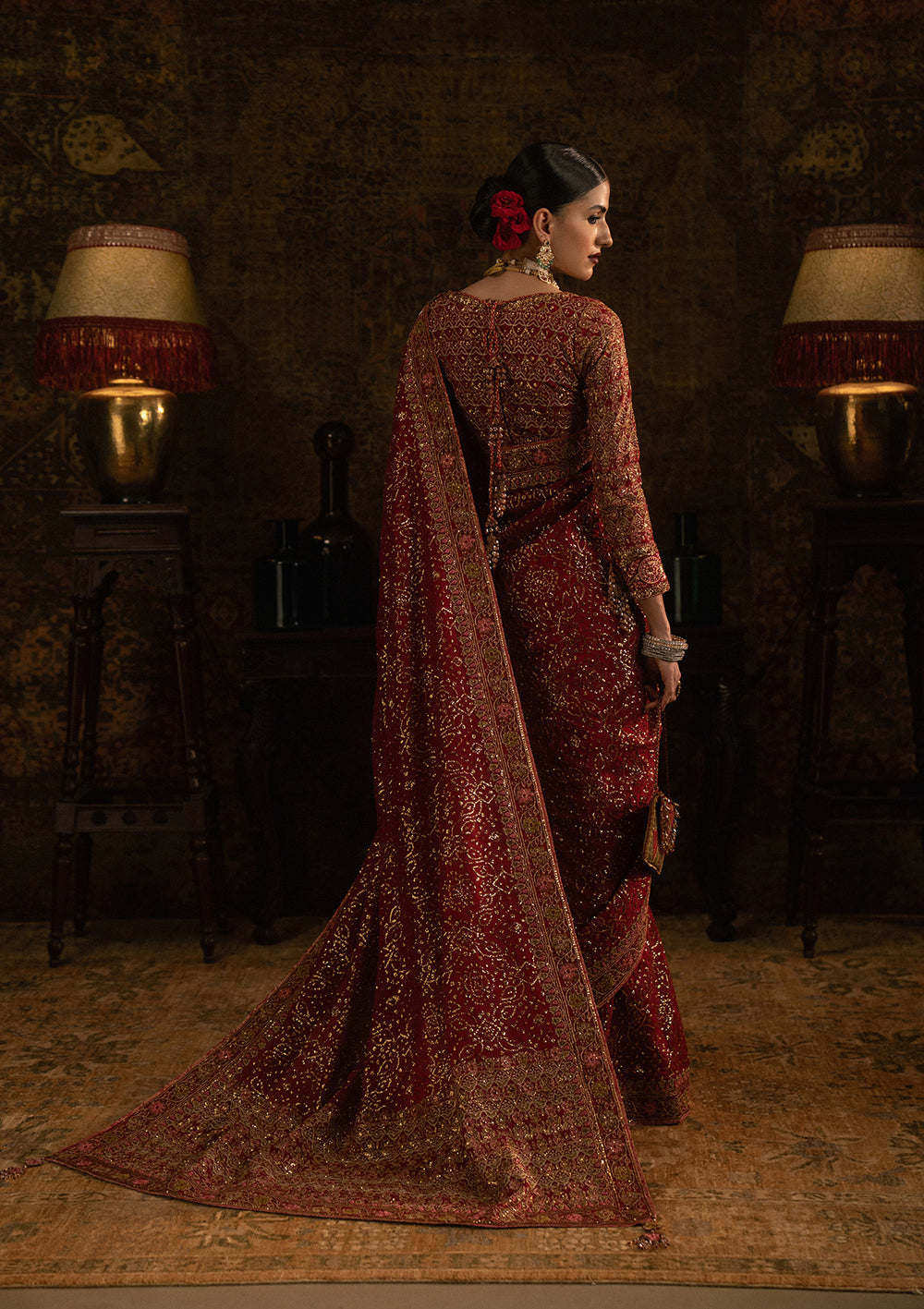 Aik Atelier | Sari Edit 25 | LOOK 01 - Official Aik Atelier stockist in UK - Sakeena London
