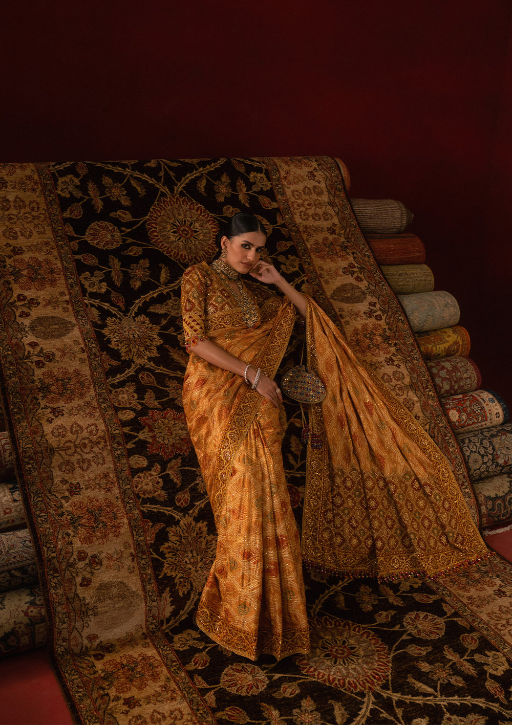 Aik Atelier | Sari Edit 25 | LOOK 04 - Official Aik Atelier stockist in UK - Sakeena London