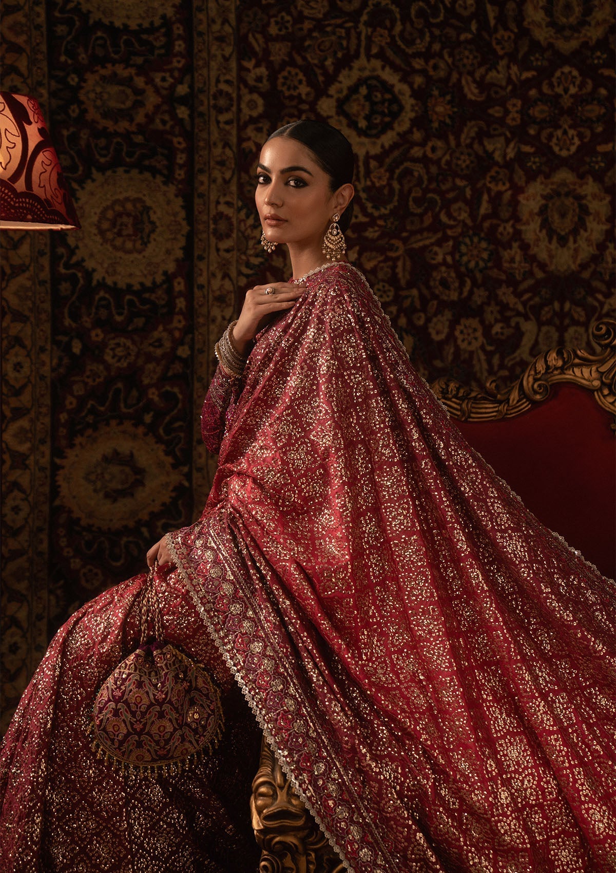 Aik Atelier | Sari Edit 25 | LOOK 08 - Official Aik Atelier stockist in UK - Sakeena London