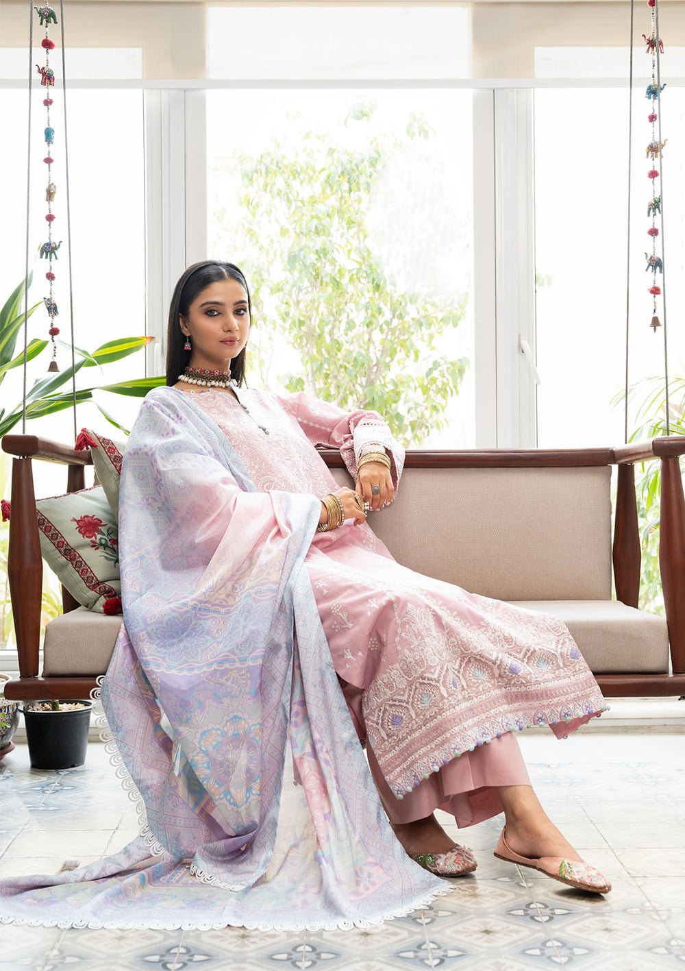 Aik Atelier | Samah Lawn 24 | LOOK 06 - Official Aik Atelier stockist in UK - Sakeena London
