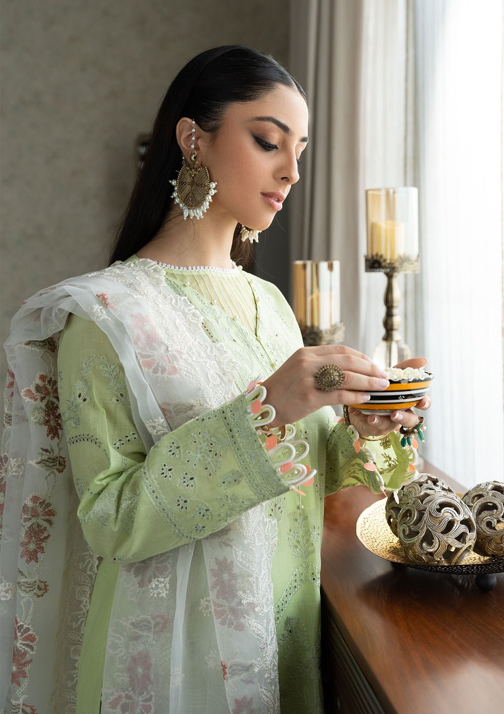 Aik Atelier | Samah Lawn 24 | LOOK 07 - Official Aik Atelier stockist in UK - Sakeena London