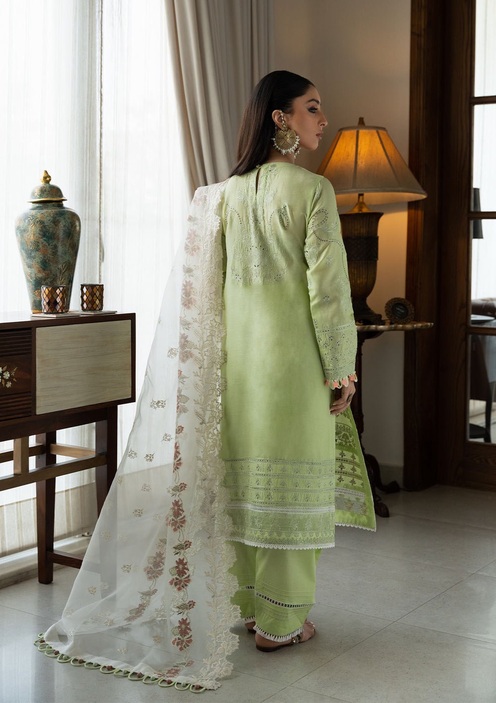 Aik Atelier | Samah Lawn 24 | LOOK 07 - Official Aik Atelier stockist in UK - Sakeena London
