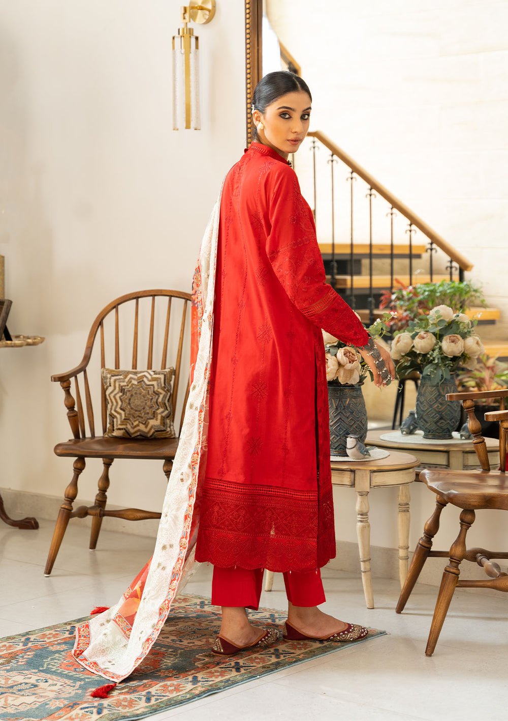Aik Atelier | Samah Lawn 24 | LOOK 08 - Official Aik Atelier stockist in UK - Sakeena London