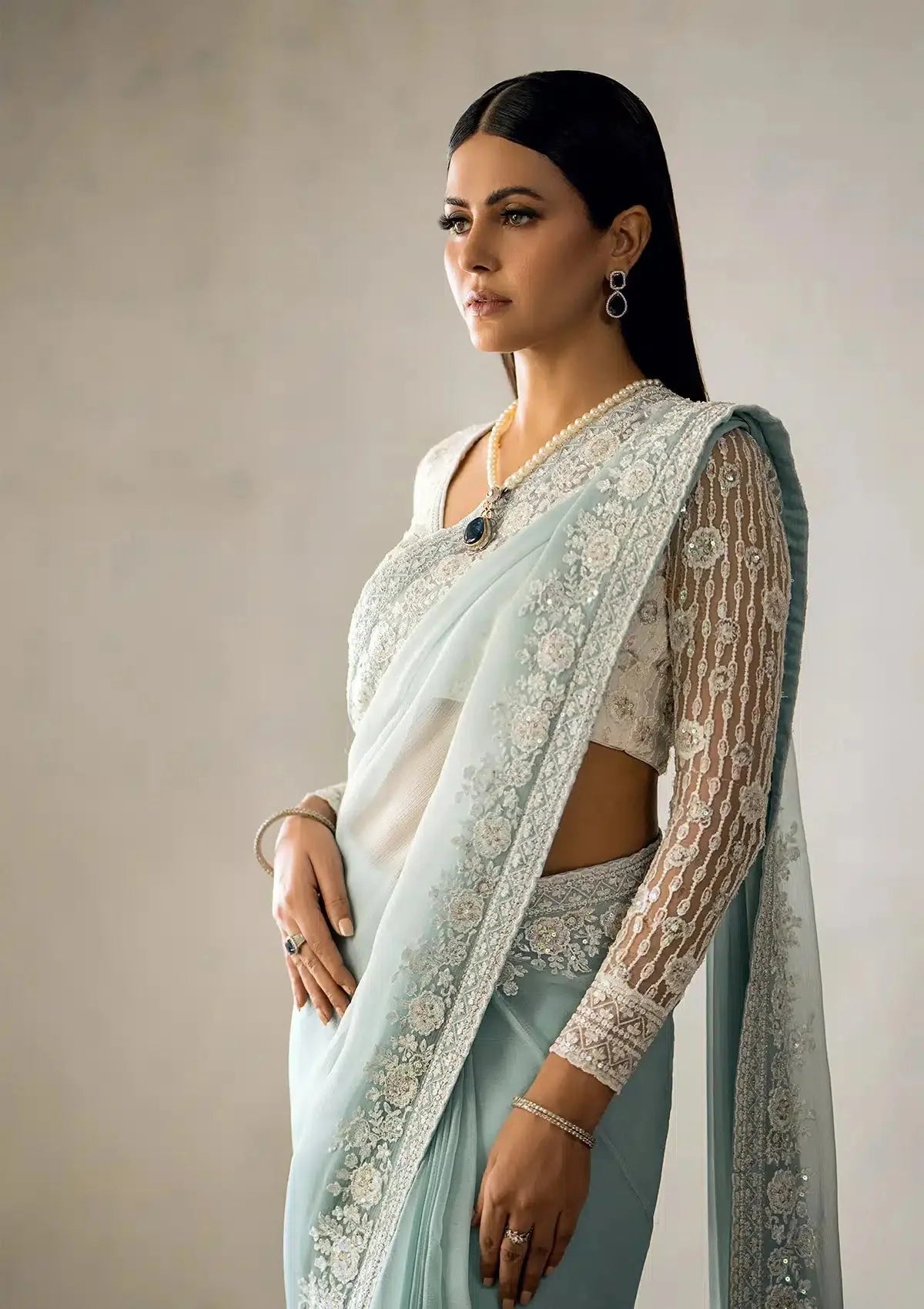 Aik Atelier | The Sari Edit | 08 - Official Aik Atelier stockist in UK - Sakeena London