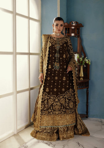 Aik Atelier | Udaipur Velvet 25 | LOOK 01 - Official Aik Atelier stockist in UK - Sakeena London