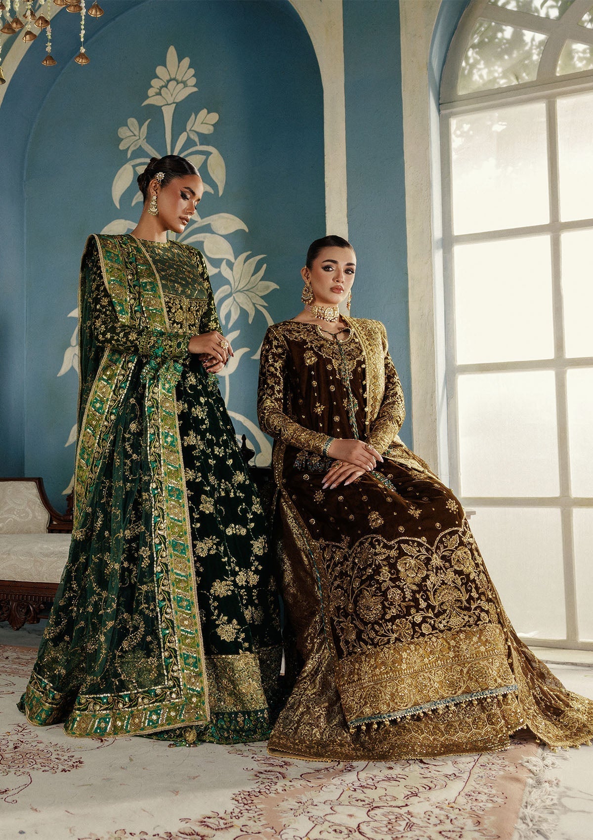 Aik Atelier | Udaipur Velvet 25 | LOOK 01 - Official Aik Atelier stockist in UK - Sakeena London