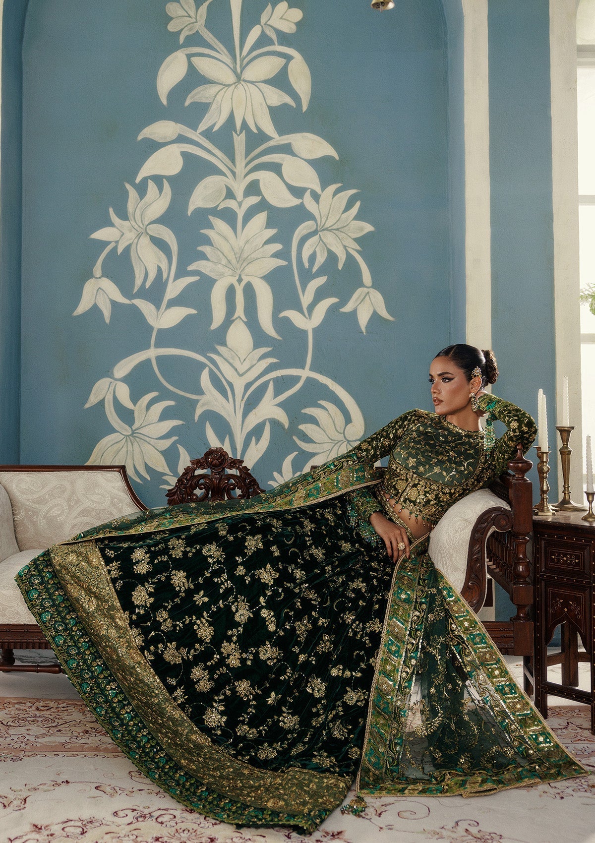 Aik Atelier | Udaipur Velvet 25 | LOOK 02 - Official Aik Atelier stockist in UK - Sakeena London