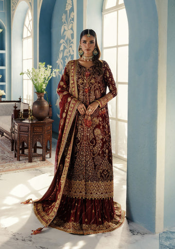 Aik Atelier | Udaipur Velvet 25 | LOOK 05 - Official Aik Atelier stockist in UK - Sakeena London
