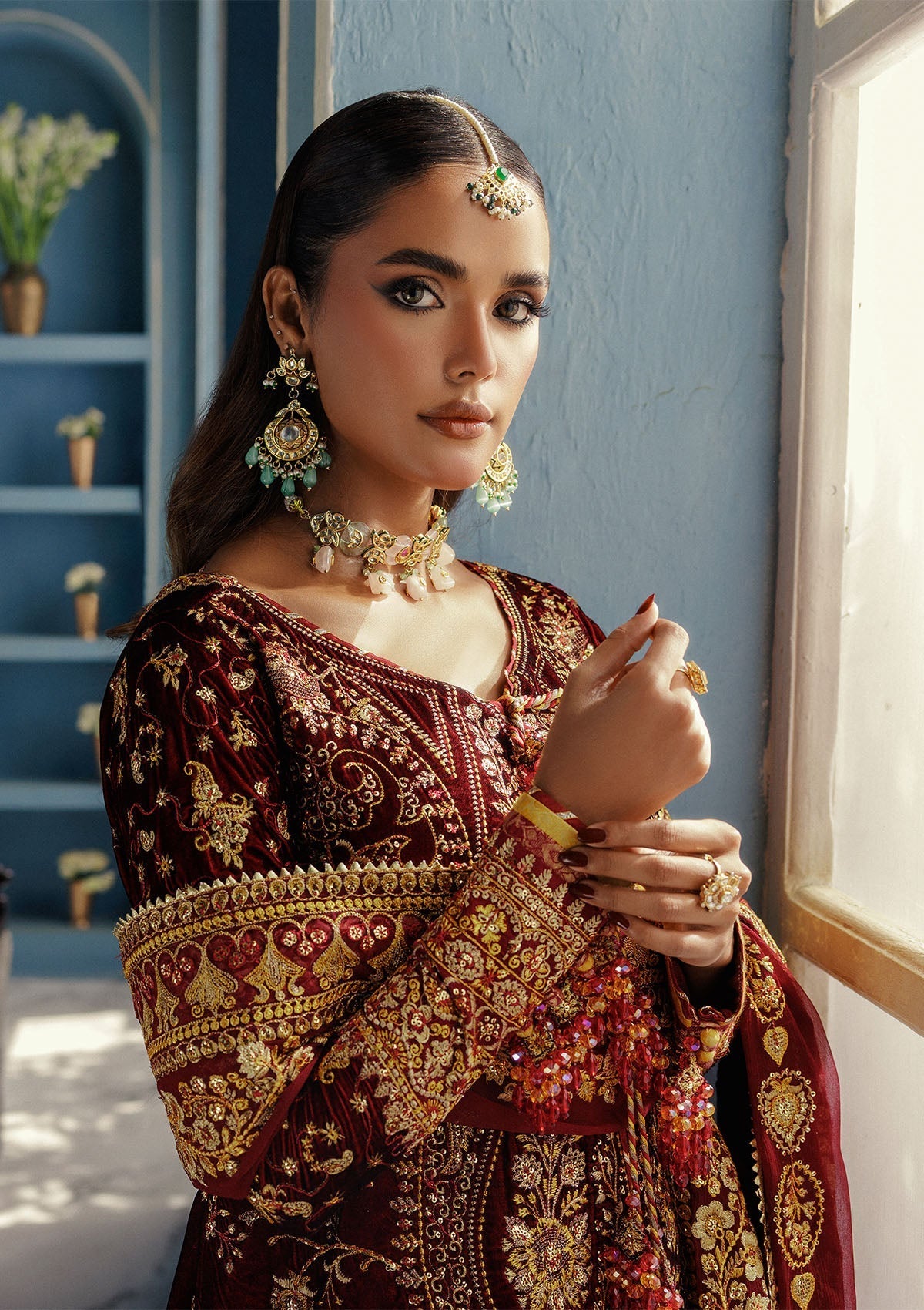 Aik Atelier | Udaipur Velvet 25 | LOOK 05 - Official Aik Atelier stockist in UK - Sakeena London