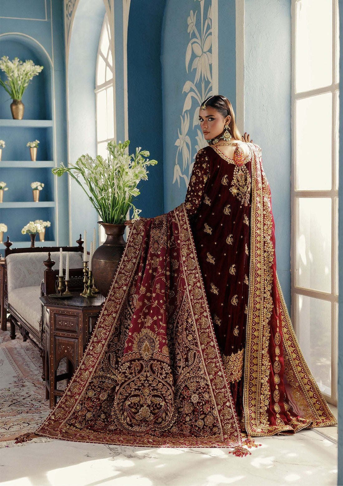 Aik Atelier | Udaipur Velvet 25 | LOOK 05 - Official Aik Atelier stockist in UK - Sakeena London