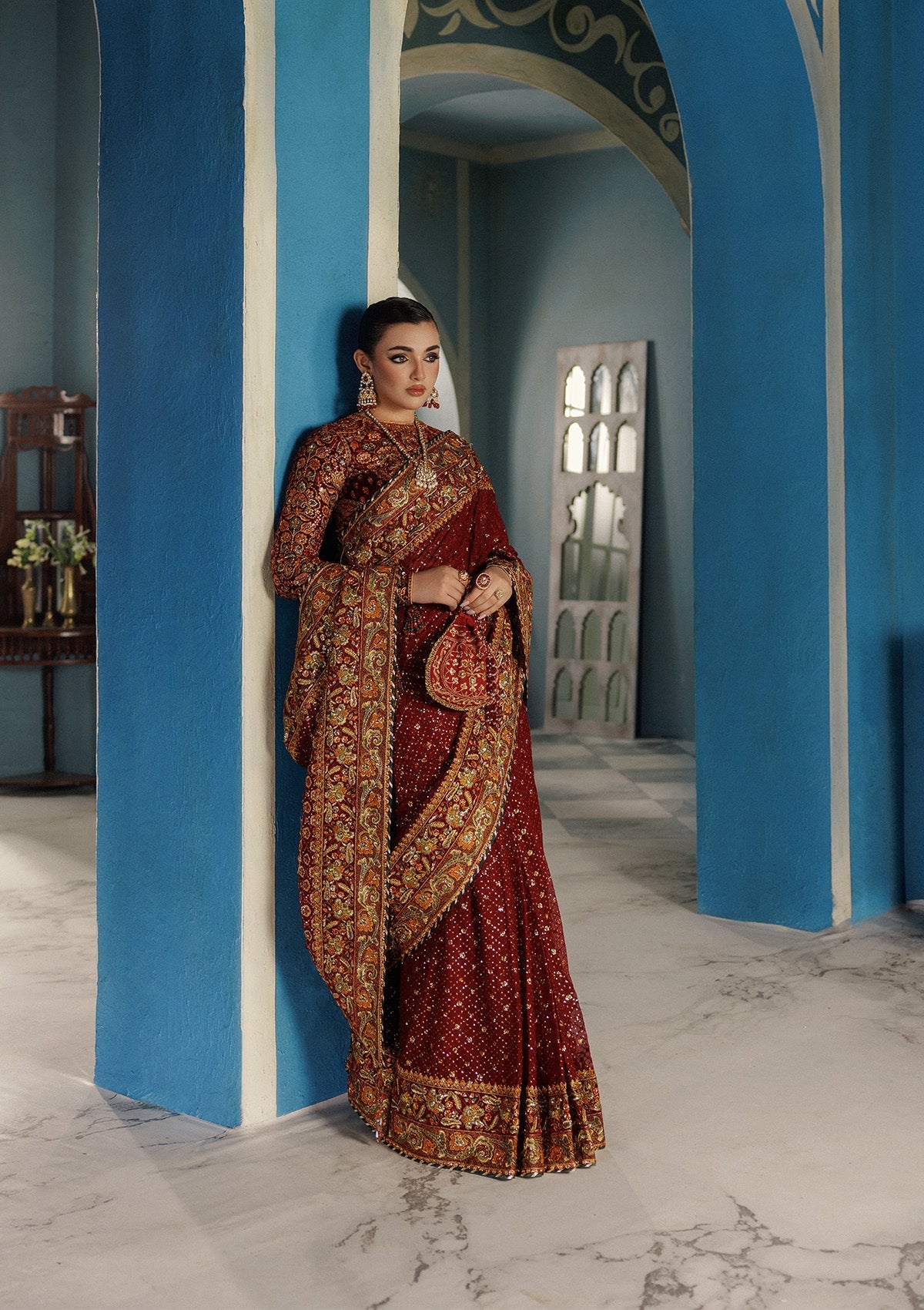 Aik Atelier | Udaipur Velvet 25 | LOOK 09 - Official Aik Atelier stockist in UK - Sakeena London